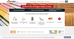Desktop Screenshot of maler.org